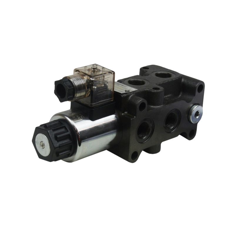 Hydraulic 6 Port Diverter Valve 50 - 80 l/m 4,500 PSI 3/8 Hydraulic 6 Port Diverter Valve 50 - 80 lm 4,500 PSI 38 - 12 12-24V DC