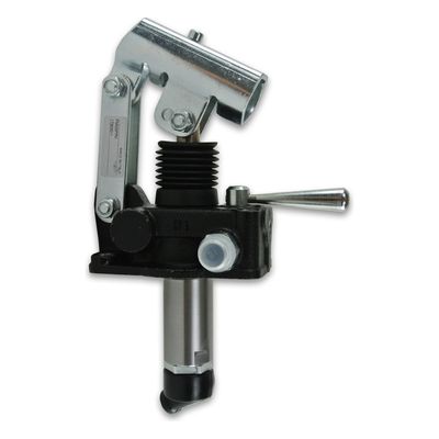 HV Hydraulic PMD series double acting hydraulic hand pump with 4/3 closed centre divider, tank mount, made in Italy