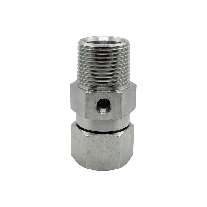 Pressure Testing Tee BSPT M x F with Optional TEST 20 Port Adaptor