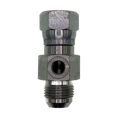 Pressure Testing Tee JIC M x F With Optional TEST 20 Port Adaptor
