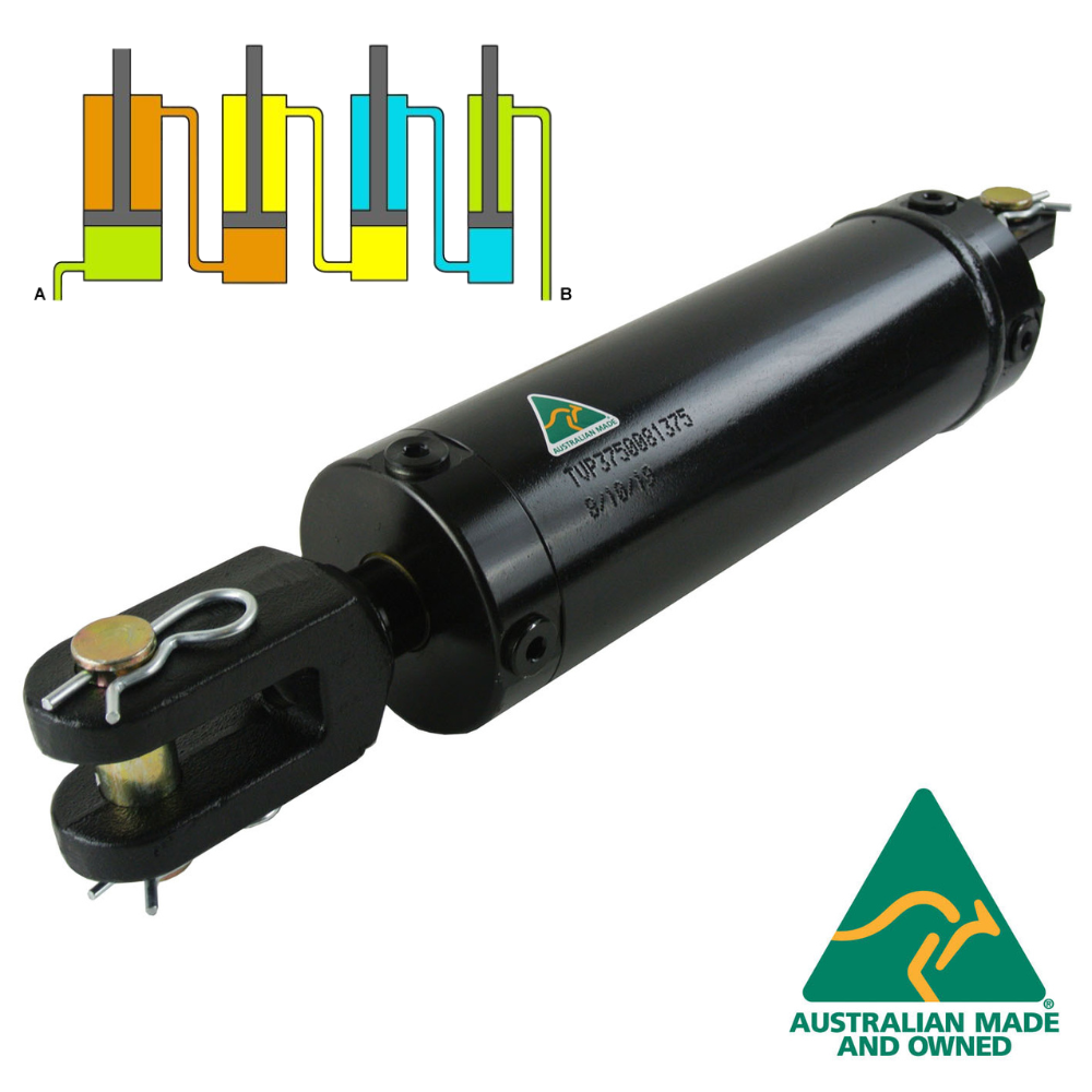 PHASING CYLINDERS HYDRAULIC AUSTRALIAN MADE 36” stroke
