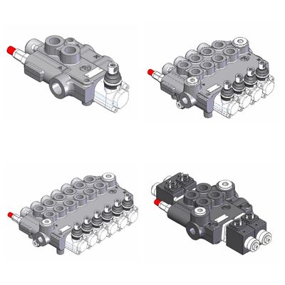 Badestnost Z80 Monoblock Valve – 1 to 6 Spool, 80 L/min, 1/2" BSPP