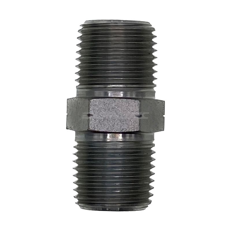 NPT Tapered Male x NPT Tapered Male Straight Nipple 1/4 to 2"