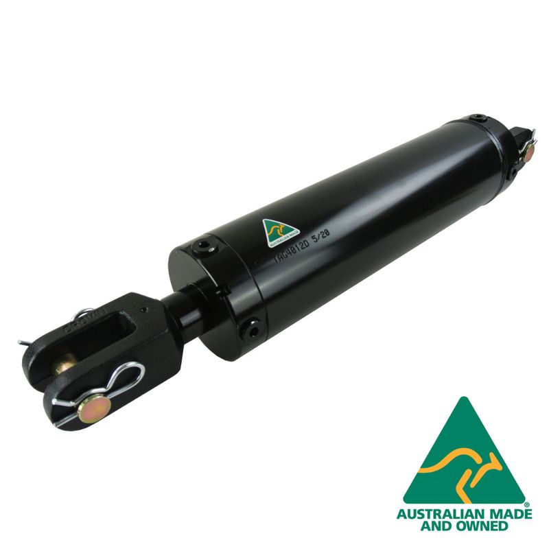 Hydraulic Cylinder/Ram Various Strokes- 4.0 Hydraulic Cylinder Ram Various Strokes- 4.0 inch Bore 16 tons force Australian made with 2 year warranty