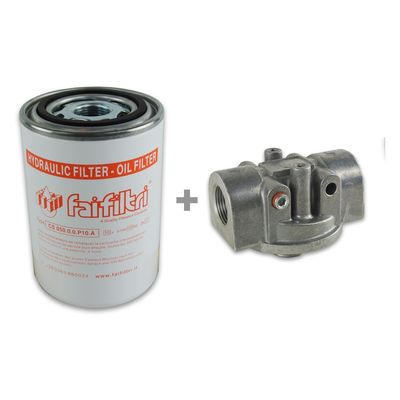 Hydraulic Suction Filter Unit 90 Micron Spin-On – Complete Head + Element, 35-300 LPM
