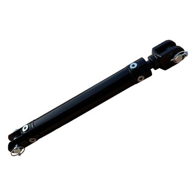 1.5 inch bore hydraulic cylinder with 7/8 inch chrome rod and female clevis ends