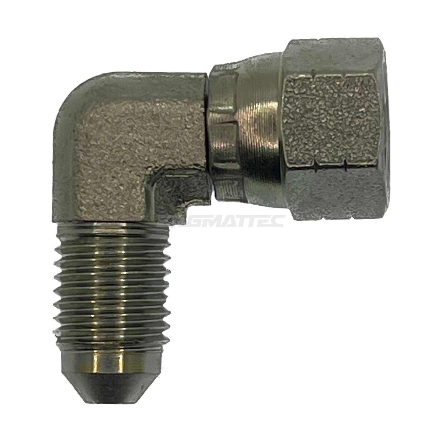 JIC Female x JIC Male 90° Compact, Size: Adaptor - (07) 7/16" JIC Female x (07) 7/16" JIC Male - 90° Compact