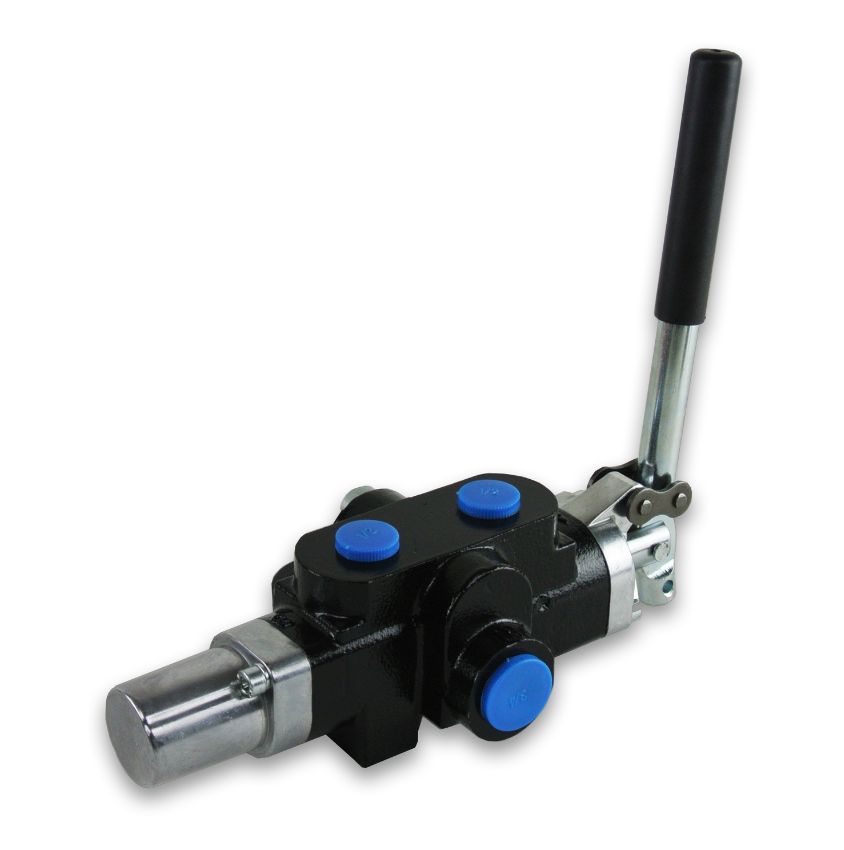 Log splitter hydraulic Valve flows 120lpm with Spring Centre Auto Hydraulic Kick Off