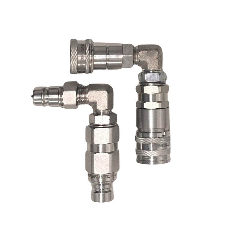 Hydraulic Flat Face to Poppet Coupler Adaptors /Change Over Kit Hydraulic Poppet to Flat Face Coupler Change Over Kit