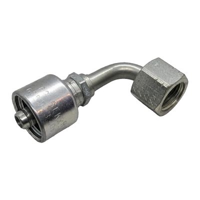 Hose Tail One Piece Metric Komatsu Female 90° Swept - Gates