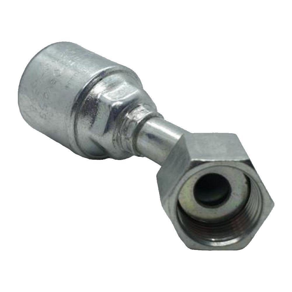 Hose Tail One Piece ORFS Female 45° Swept - Gates