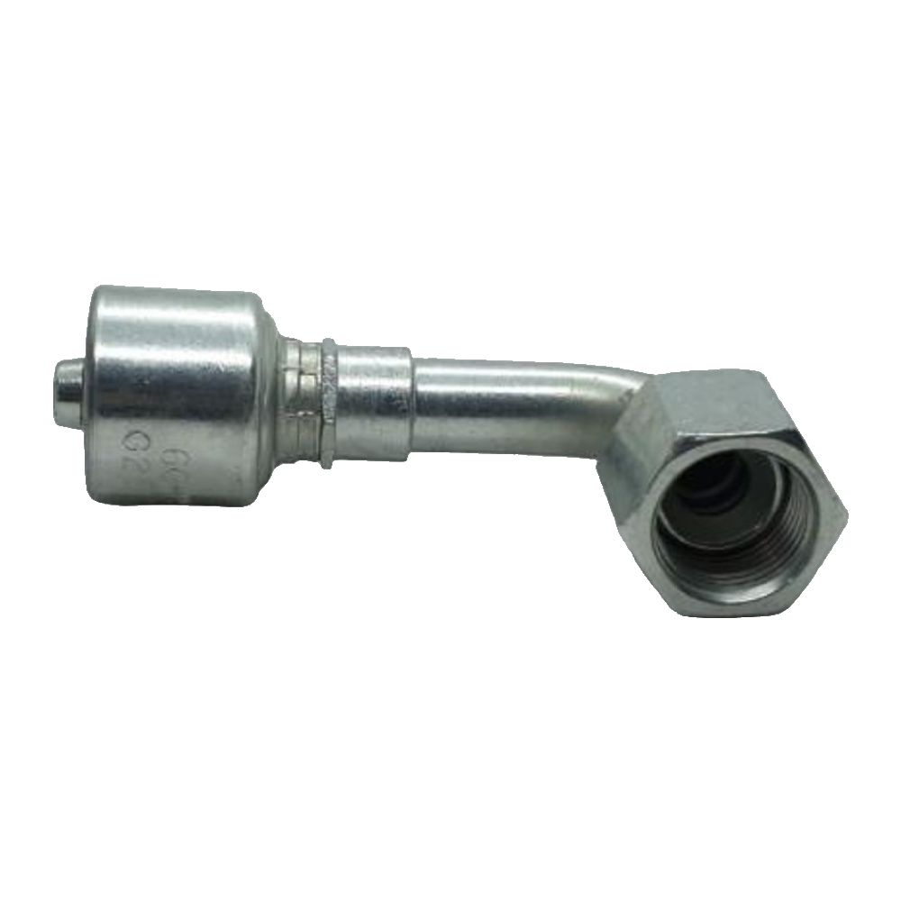 Hose Tail One Piece JIC Female 90° Swept - Gates