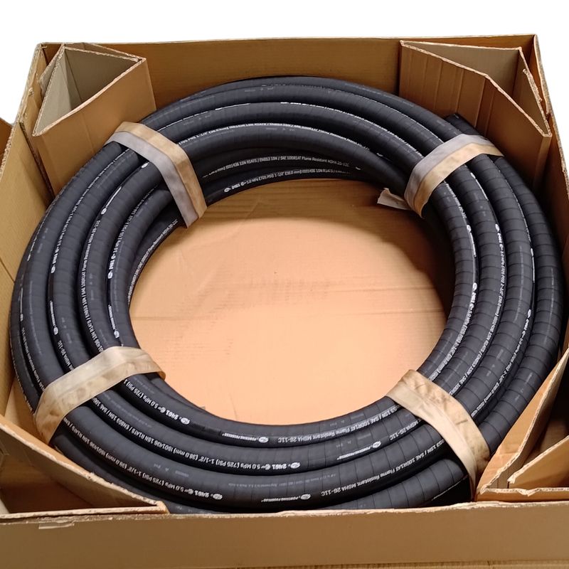 Gates G2 Hydraulic Hose - (24) 1 1/2 Gates G2 100R2SN 2 inch hydraulic hose with 2-wire steel braid reinforcement for high-pressure industrial hydraulic systems