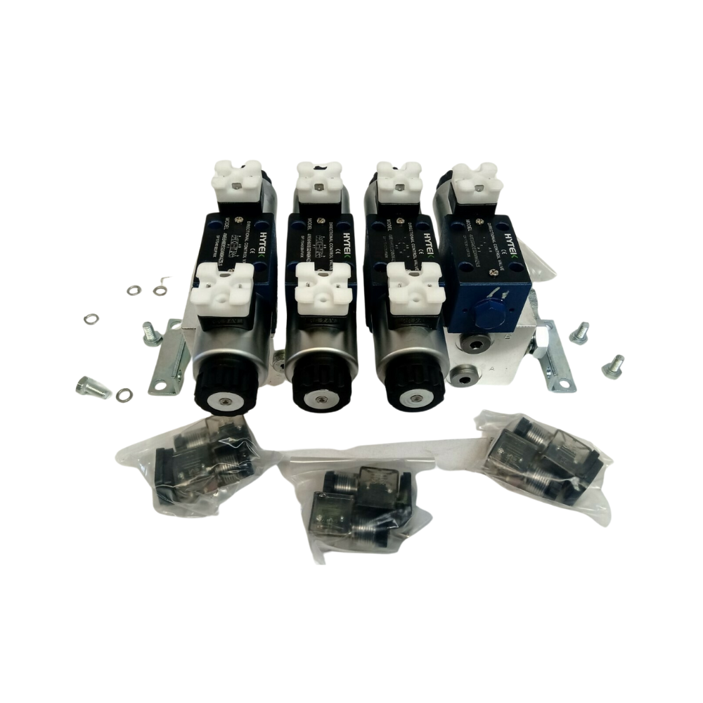 Electrically Controlled Cetop 3 Hydraulic Oil Control Manifold for Industrial and Mobile Applications