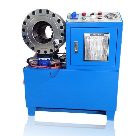 2 2 inch hydraulic hose crimper machine with foot pedal and 9 dies