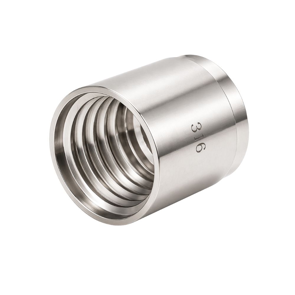 2 wire stainless ferrule fitting for hydraulic hose systems