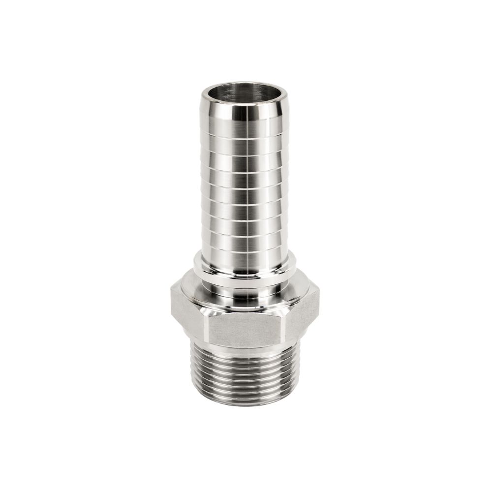 BSP parallel male stainless fitting for marine hydraulics