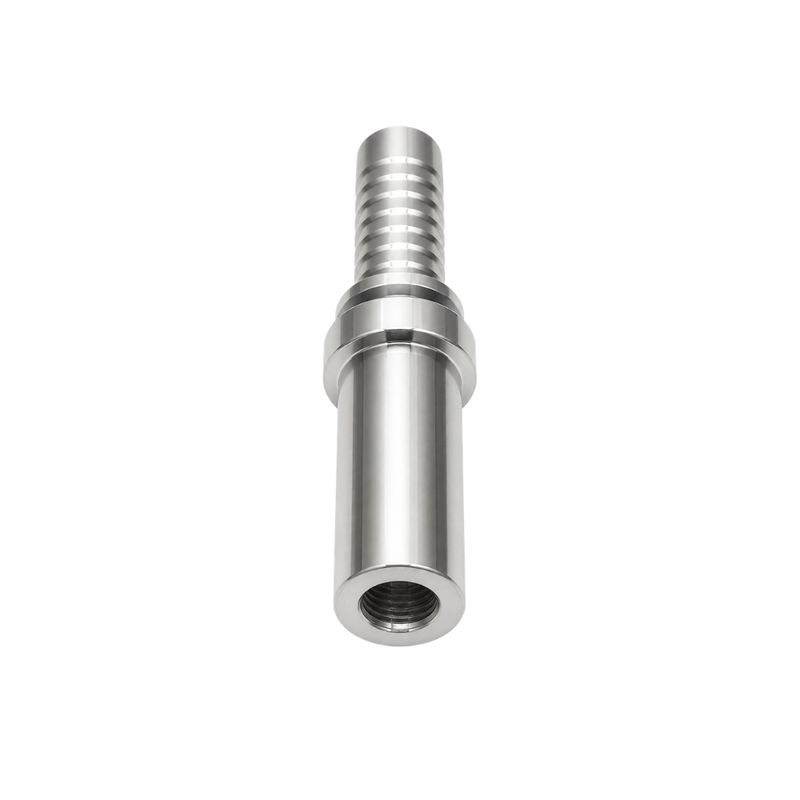 Hydraulic Stainless Steel 316 Metric Standpipe Male Straight Hose Tail Barb Fitting Metric stand pipe male fitting in 316 stainless steel with barb end