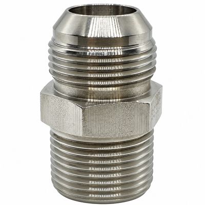 316 Stainless Steel BSP Tapered Male x JIC Male - Straight Adaptor