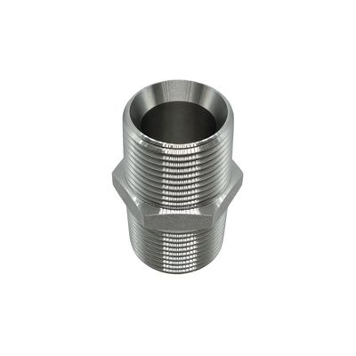 EMT Engmattec 316 stainless BSP tapered male x male adaptor