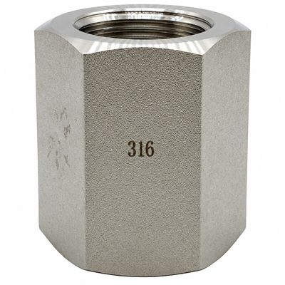 316 Stainless Steel BSP Tapered Female Socket - Straight