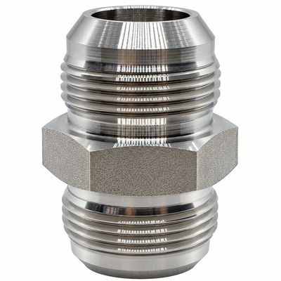 316 Stainless Steel JIC Male x JIC Male - Straight Adaptor