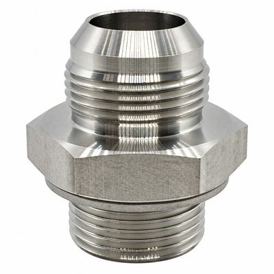 316 Stainless Steel BSP Parallel Male x JIC Male - Straight Adaptor