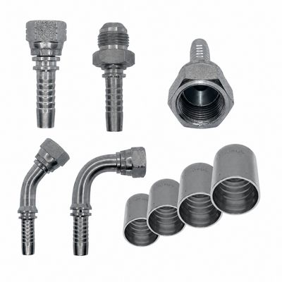 JIC Hose Tail &amp; Ferrule Build Kit - Two Piece Crimp-On - Field, Workshop &amp; Fleet Packs