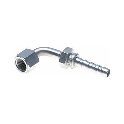 Gates GlobalSpiral JIC 37° Flare Female 90° Swept Multispiral Hose Tail