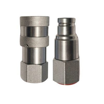 Ayrtec Flat Face Hydraulic Couplers - UNO Threads - ISO 16028 - 3/8 to 1/2 Inch