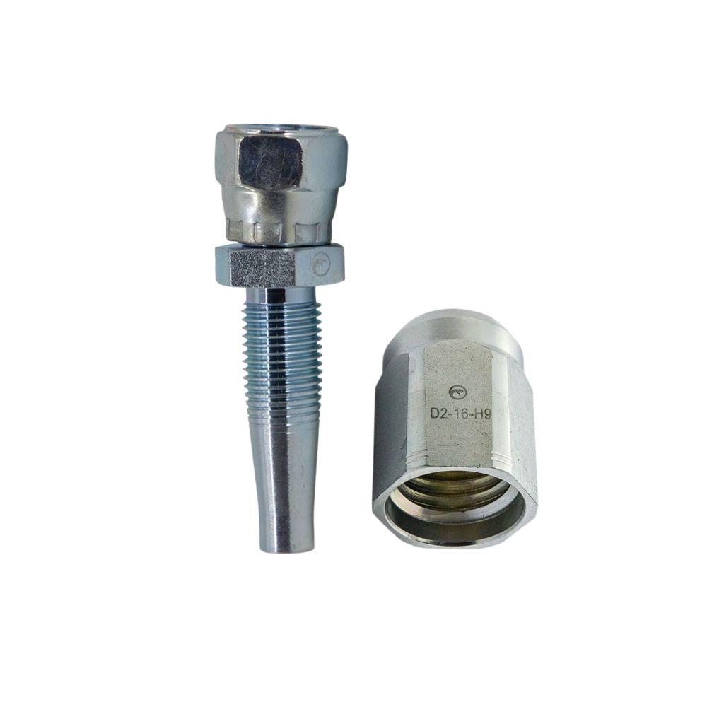 Taipan Hose Tail Reusable SAE Female Straight - With ONE Wire Ferrule