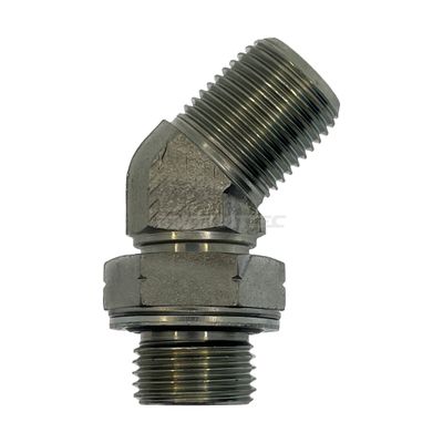 BSP Parallel Male x BSP Tapered Male 45° Compact BSP Parallel Male x BSP Tapered Male 45° Compact