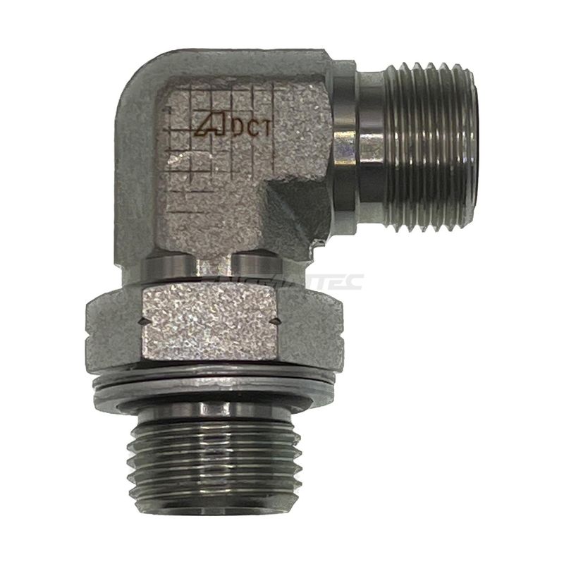 BSP Parallel Male x ORFS Male 90° Compact BSP Parallel Male x ORFS Male 90° Compact
