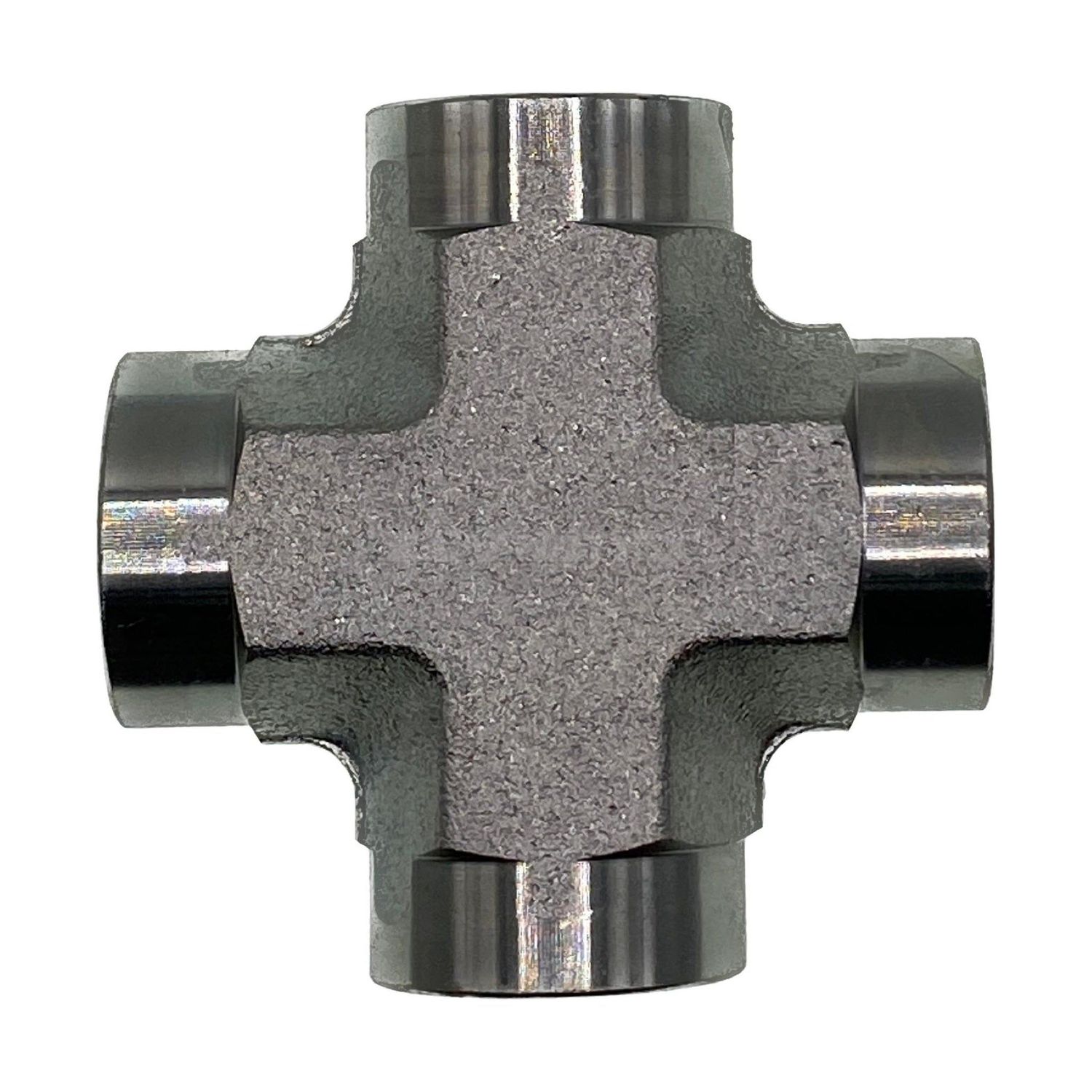BSP Tapered Female Socket Cross, Size: Cross - (04) 1/4" BSP Tapered Female x (04) 1/4" BSP Tapered Female x (04) 1/4" BSP Tapered Female x (04) 1/4" BSP Tapered Female - Straight