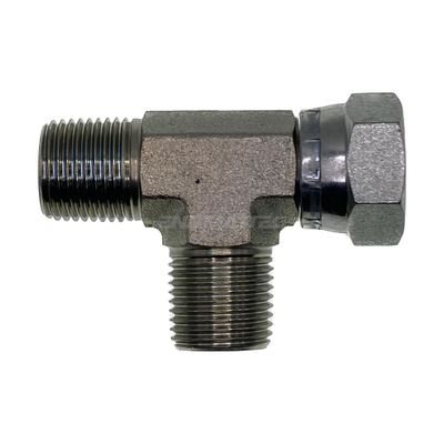 BSP Tapered Male x BSP Swivel Female Run Tee BSP Tapered Male x BSP Swivel Female Run Tee