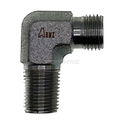 BSP Tapered Male x Metric Extra Light Male 90° Compact