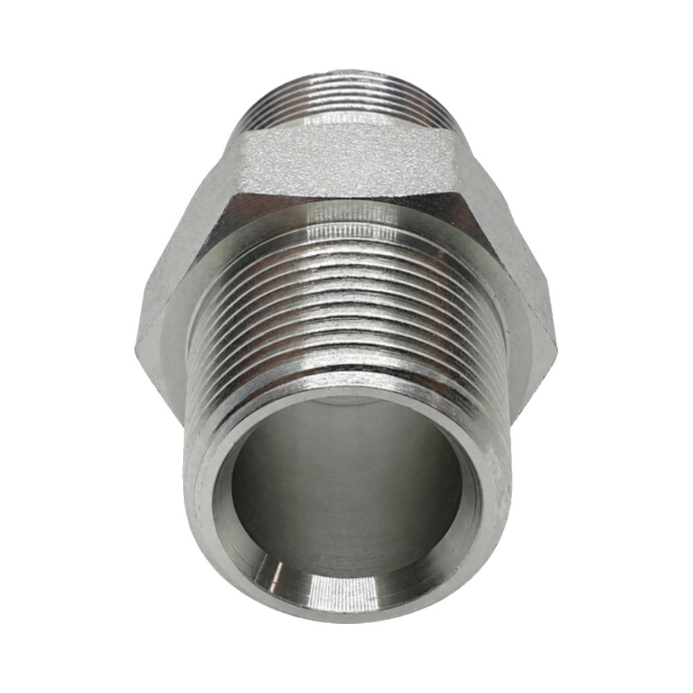 BSP Tapered Male x Metric Stud Male Straight, Size: Adaptor - (02) 1/8" BSP Tapered Male x M10 (1mm) Metric Stud Male - Straight