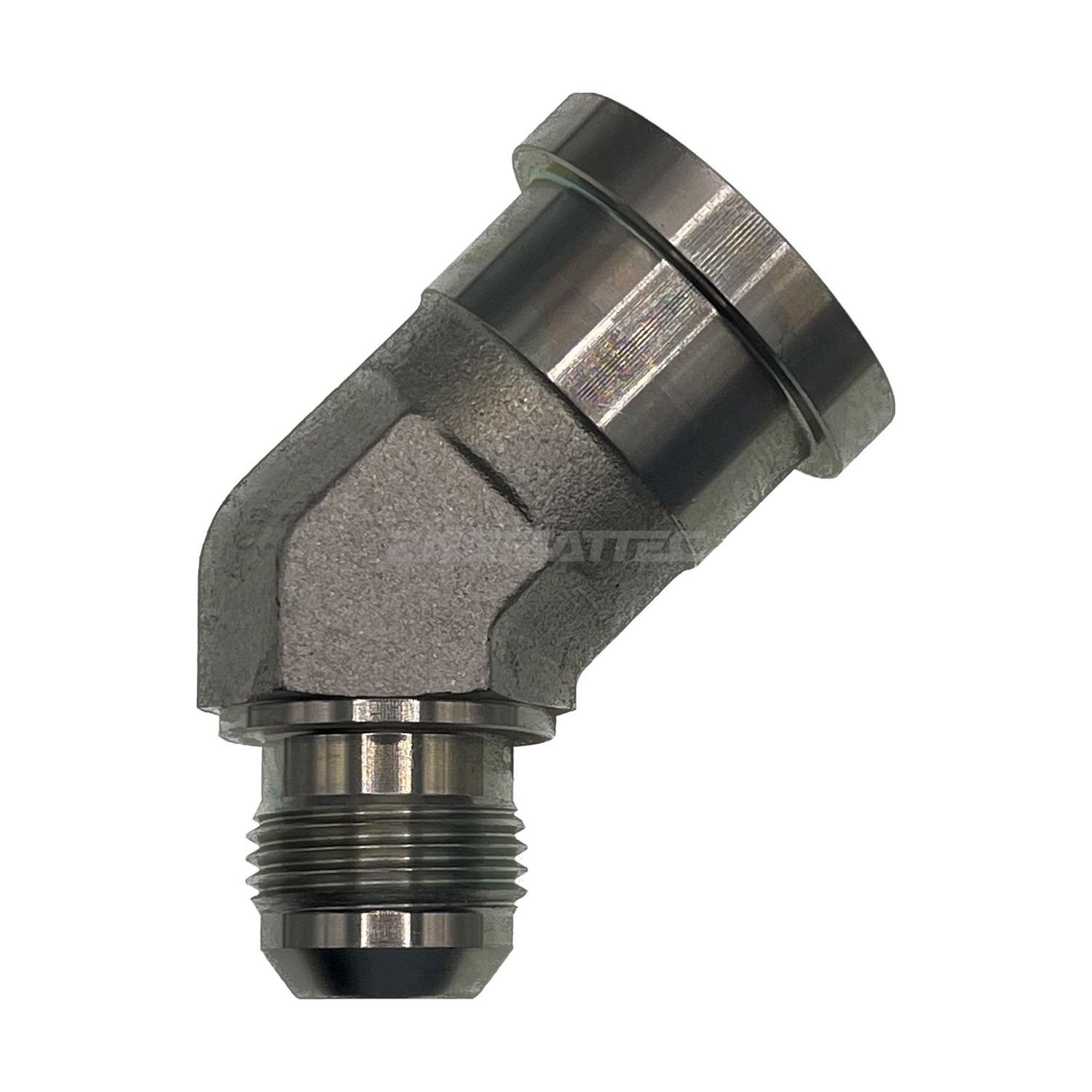 Flange Code 61  x JIC Male 45° Compact, Size: Adaptor - (12) 3/4" Flange Code 61 x (17) 1 1/16" JIC Male - 45° Compact