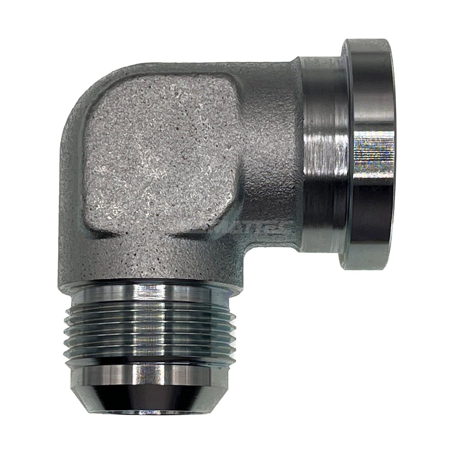 Flange Code 61  x JIC Male 90° Compact, Size: Adaptor - (12) 3/4" Flange Code 61 x (17) 1 1/16" JIC Male - 90° Compact