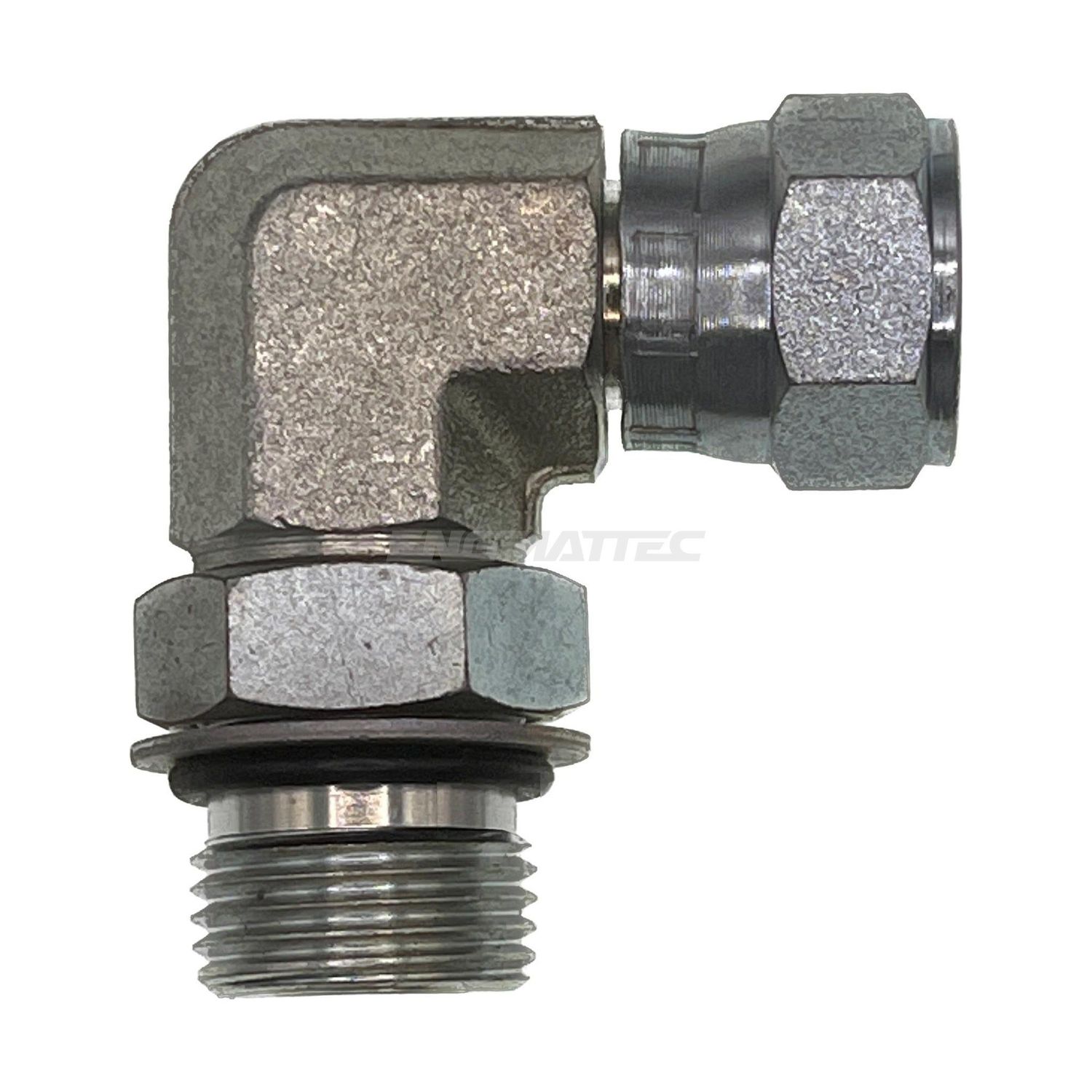 JIC Female x UNO Male 90° Compact, Size: Adaptor - (07) 7/16" JIC Female x (07) 7/16" UNO Male - 90° Compact