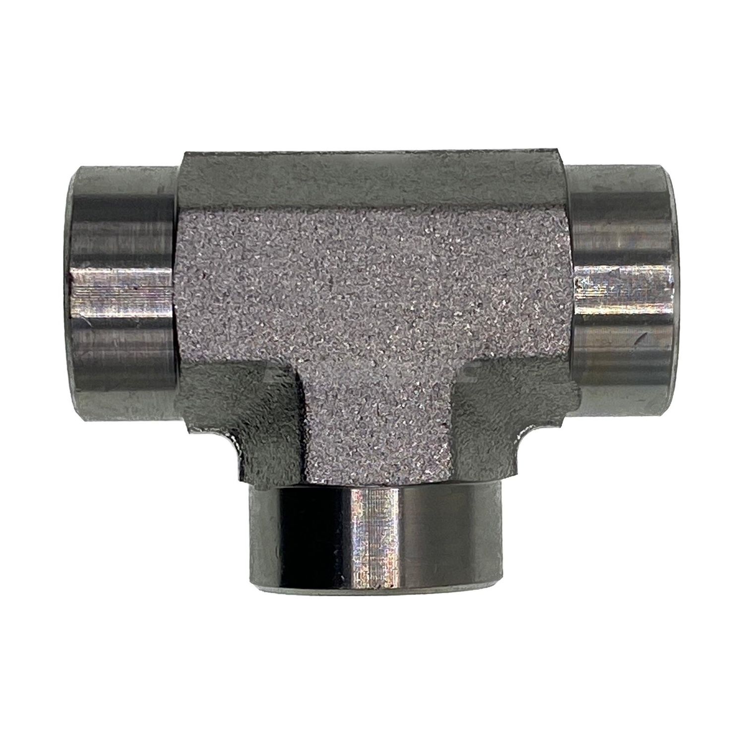 BSP Parallel Female Socket Tee, Size: Tee Piece - (04) 1/4" BSP Parallel Female x (04) 1/4" BSP Parallel Female x (04) 1/4" BSP Parallel Female - Straight