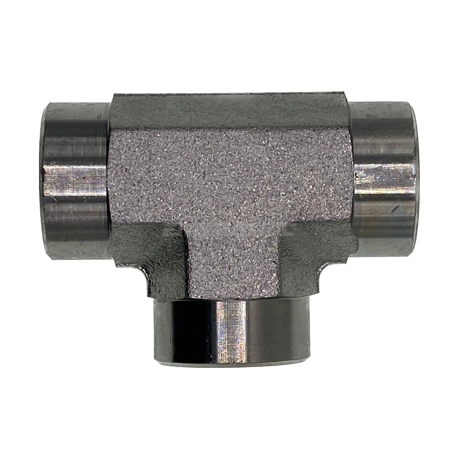 BSP Parallel Female Socket Tee, Size: Tee Piece - (04) 1/4" BSP Parallel Female x (04) 1/4" BSP Parallel Female x (04) 1/4" BSP Parallel Female - Straight