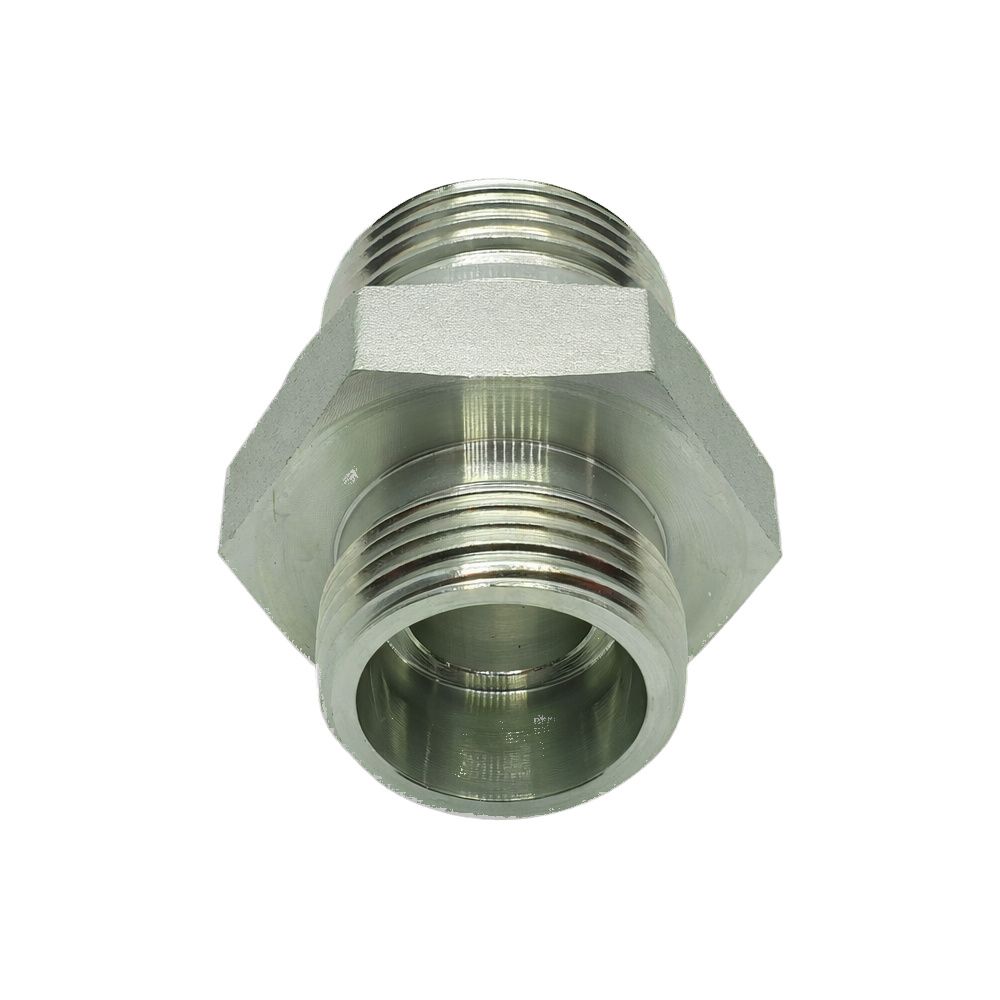 BSP Parallel Male x Metric Heavy Male Straight, Size: Adaptor - (02) 1/8" BSP Parallel Male x M14 (6S) Metric Heavy Male - Straight