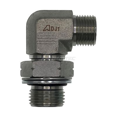 BSP Parallel Male x Metric Light Male 90° Compact