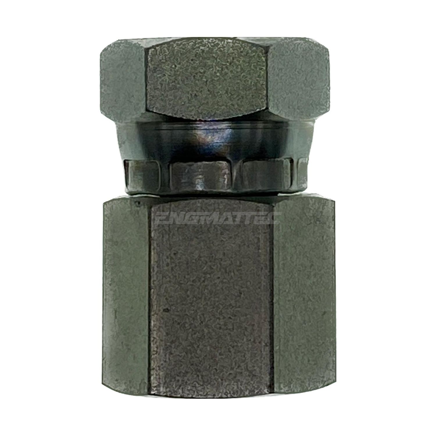 BSP Swivel Female x BSP Tapered Female Straight, Size: Adaptor - (04) 1/4" BSP Swivel Female x (04) 1/4" BSP Tapered Female - Straight