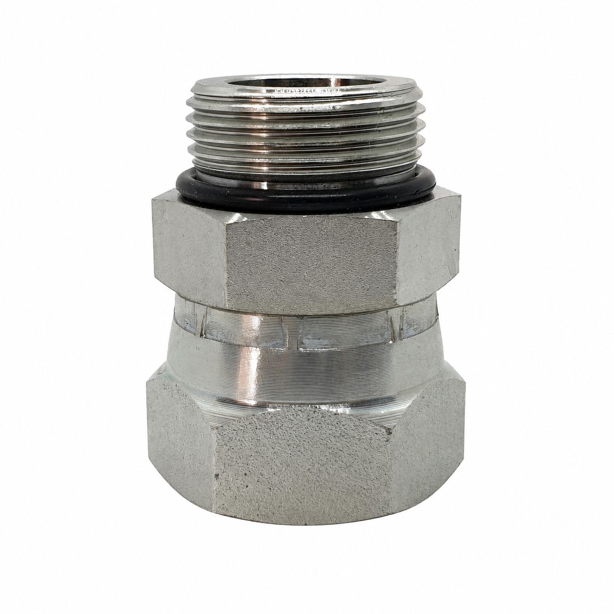 BSP Swivel Female x UNO Male Straight, Size: Adaptor - (06) 3/8" BSP Swivel Female x (09) 9/16" UNO Male - Straight