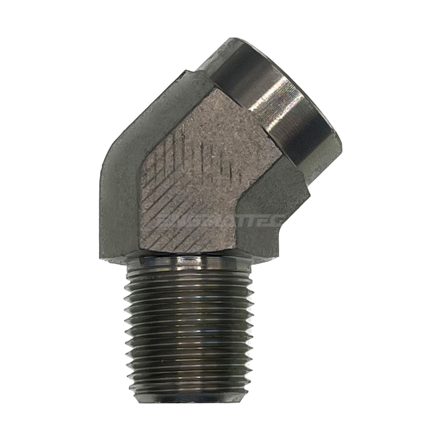 BSP Tapered Female x BSP Tapered Male 45° Compact, Size: Adaptor - (04) 1/4" BSP Tapered Female x (04) 1/4" BSP Tapered Male - 45° Compact