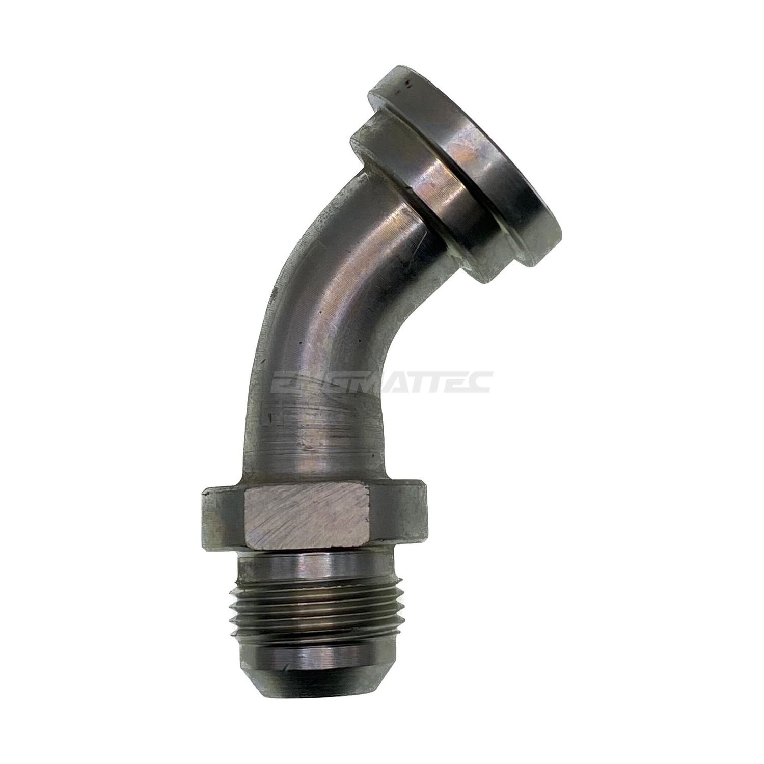Flange Code 61 x JIC Male 45° Swept, Size: Adaptor - (12) 3/4" Flange Code 61 x (14) 7/8" JIC Male - 45° Swept