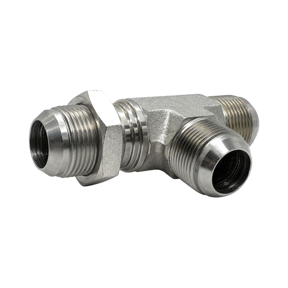 JIC Bulkhead Male Run Tee