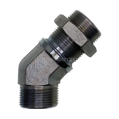 ORFS Bulkhead Male x ORFS Male 45° Compact ORFS Bulkhead Male x ORFS Male 45° Compact